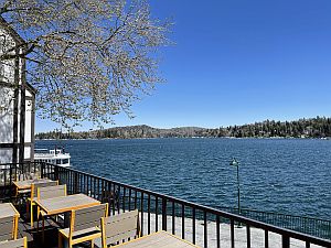 Lake view from McDonald's terrace in Lake Arrowhead