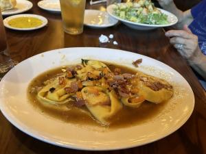 Italian-American cuisine at Romano's Macaroni Grill in Cerritos