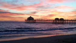 Nature: Sunset at Huntington Beach