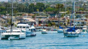 Newport Beach - view from Newport Landing Restaurant