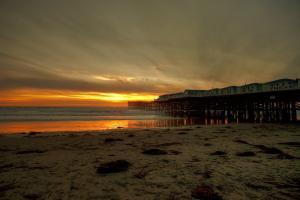 San Diego Coastal Bike Ride near Crystal Pier