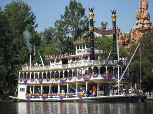 Disneyland - Mark Twain Riverboat sailing