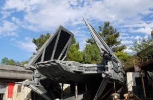 First Order TIE Echelon ship on display
