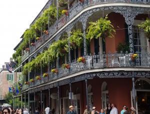 NOLA French Quarter Iron Works balconies