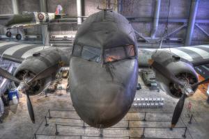 The impressive facade of the National WWII Museum