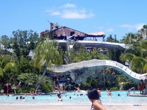 The Crush n Gusher water slide at Typhoon Lagoon
