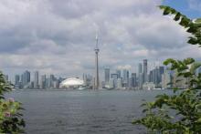 Toronto skyline with CN tower