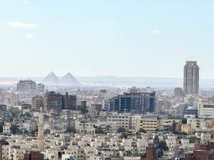 مصر - القاهرة - الأهرامات من القلعة
