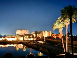 Karnak Temple illuminated at night