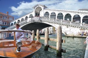 Grand Canal and Rialto Bridge in Venice