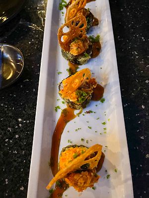 Sushi dining experience at RA Sushi in Tustin