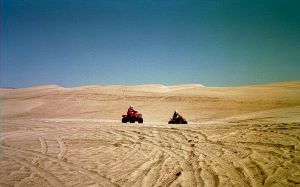 ATVs on Oceano Dunes