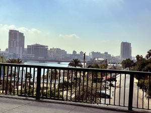 Zamalek Island from 6th of October Bridge