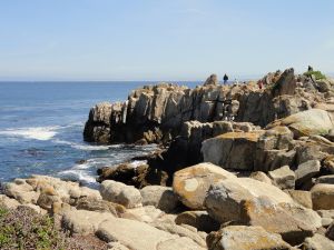 Lovers Point Park overlooking the beach