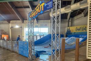 Great Wolf Lodge Wipeout body surfing