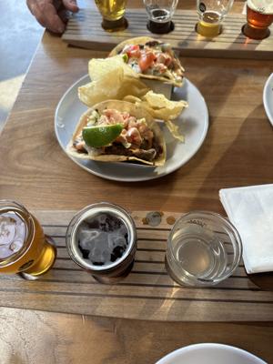 Validation Ale and burger tacos